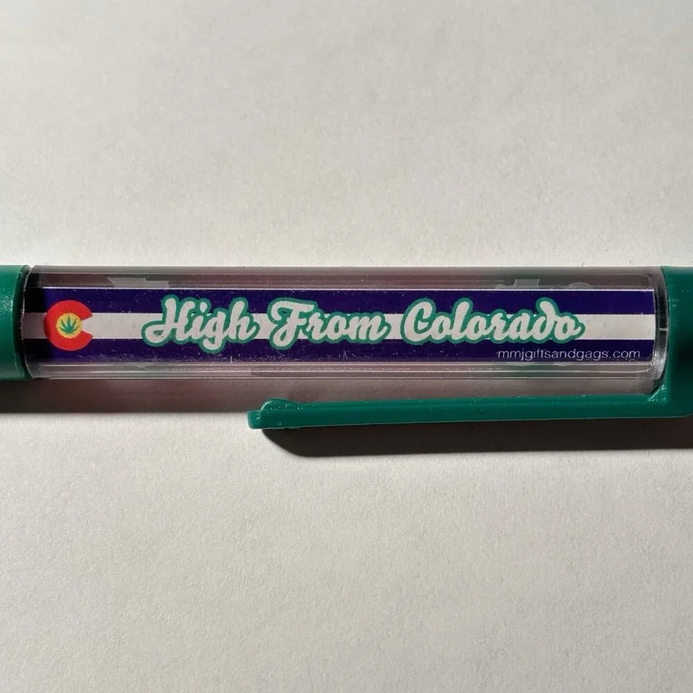 High From Colorado Floaty Pen Joint Moves From Boy to Girl Novelty Collectible
